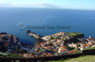 Village painted by Churchill